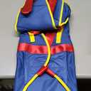 Full Body Patient Lift Sling, Head and Back Support, Toileting Transfer Slings, Split Legs with Commode Opening, 5 Handles, 6 Straps, Lifting Sling Medium Compatible with Various of Lifts (Medium)