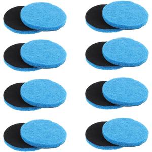 16pcs Microfibre Pads Power Scrubber Pads Set Electric Scrubber Replacement Scouring Pads fit for Dremel Versa Scouring Pads,Blue