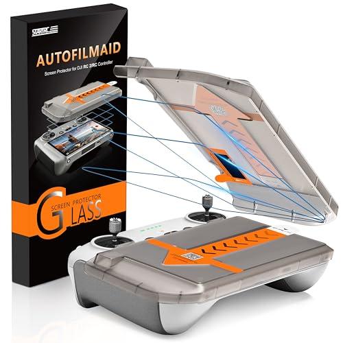 STARTRC Mini 5 Pro Screen Protector for DJI RC/RC 2 Controller with Auto Alignment Kit, HD Tempered Glass Screen Protector Film for DJI Mini 5 pro/Mini 4 Pro/Mini 3 /Air 3s /Flip /Avata 2 Accessories (2 PACK)