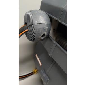Giraffe Tools Retractable Garden Hose Reel 1/2 Inch x 130 ft, Super Heavy Duty, Any Length Lock, Slow Return System, Wall Mounted and 180 Deg Swivel Bracket (Dark Grey)