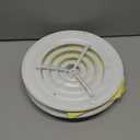 Therwen 2 Pieces 8 Inch Round Diffuser HVAC Round Ceiling Vent Cover Replacement Vent Diffuser with Screws to Install Fitting in Duct Outer Dimensions 11-15/16"