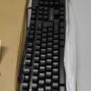 Gaming Keyboard Ergonomic Backlight USB Keyboard for Home Office Laptop Gaming, Excellent Material RGB Lighting for Work, PC (H600 Black Character-Single)