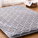 6th Generation Japanese Floor Futon Mattress - Extra-Thick 9-Layer Modern Futon with 100% High-Density Foam, Portable Floor Mattress Sleeping Pad for Adults, Guest Room, Dormitory, Queen Size(60"X80")