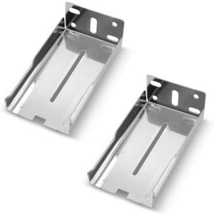 Rear Mounting Brackets for Full Extension Ball Bearing Drawer Slide Width of 1.77 inch (45mm) Drawer Rails Bracket Face Frame Install