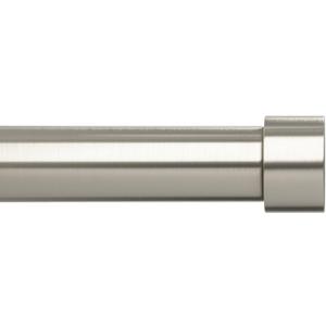 Umbra Cappa Curtain Rod, Includes 2 Matching Finials, Brackets & Hardware, 36 to 66-Inches, Nickel