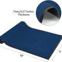 jxgzyy Commercial Entrance Mat Outdoor Door Mat Indoor Front Door Mat Hallway Runner Rug, 3'x10', Rubber Floor Mat Heavy Duty Floor Mat Carpet Runner Non Slip Outdoor Doormat, Blue
