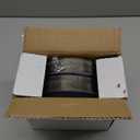 Rubtlamp 60 Pcs Blue Gold Plastic Plates, Hammered Plastic Dessert/Salad Plates, 7-Inch Blue Dessert Platos,Appetizer Platos Disposable Perfect For Wedding