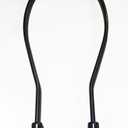 Aspen Creative 20004-22 (1 Pack) Lamp Harp with Saddle, 12", Black
