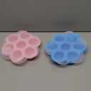 2 PCS Egg Bites Silicone Mold,Egg Bite Molds for Cooking - Silicone Egg Bite Molds for Oven with Lid for 5,6,8 Quart Pressure,Air Fryer Cooker