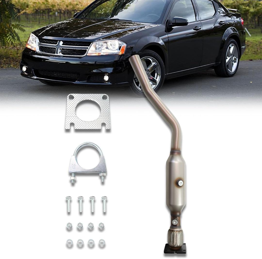 Catalytic Converter for 2011-2014 Chrysler 200 L4 2.4L,2007-2010 Sebring,2008-2014 Dodge Avenger,2007-2012 Caliber,2009-2018 Journey,2007-2017 Jeep Compass,2007-2017 Patriot,FWD Only
