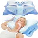 Derila Ergo Cervical Neck Pillow for Sleeping Pillow Contour Memory Foam Pillows for Back, Side Sleeper Pillows 21.25 x 14.17 x 4.72 inches