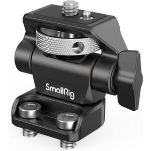 SmallRig Monitor Mount Swivel 360 and Tilt 180 Adjustable Bracket with 1/4"- 20 Screws for 5" and 7" Monitor