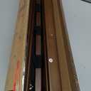 SONGMICS Luggage Rack, Folding Suitcase Stand with Storage Shelf, for Guest Room, Hotel, Bedroom, Heavy-Duty, Holds up to 131 lb, Walnut Brown URLR007D01