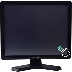 Touchscreen Monitor, 17 inch LED TFT Touch Screen for POS System, 1280x1024 Resolution VGA Monitor Touchscreen for PC POS Cashier Retail Restaurant Bar Coffee Store Menu Order Point of Sale