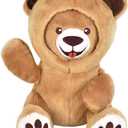 Whatsitsface 12 Inch Teddy Bear Plush with 6 Different Faces