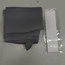 Vatge Grey Door Curtain Small Door Curtain Privacy Thermal Insulated Blackout Door Window Curtain with Magic Tape for Small Window/ Small Front Door/ Classroom Door, 1 Panel, W12 x L40, Grey