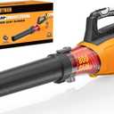 ALLOYMAN 13AMP Corded Electric Leaf Blower, 800CFM 140MPH Powerful Plug-in Blower, Lightweight & Portable Electric Leaf Blower for Lawn Care, Patio Cleaning, Yard Dust & Fallen Leaves