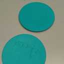 Silicone Bowl Lids fit Pyrex Glass Bowls 7201-PC 4 Cup, Yodecy Silicone Bowl Lids fit Anchor Hocking Glass Bowls 7201-PC 4 Cup,Replacement Lids(2 Pack Blue-green)(Container not Included)