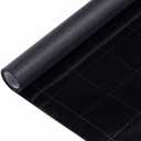 VELIMAX Static Cling Total Blackout Window Film Privacy Room Darkening Window Tint Black Window Cover 100% Light Blocking No Glue, 30"W
