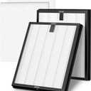 2 Pack HY4866 Filters Compatible with MORENTO HY4866, YIOU M1 Air Purifi-er, WESTHEY HY4866, 3-in-1 H13 Ture HEPA Enhanced Version Replacement Filters (Includes 2 Pack Pre-filter)