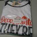 Rnxrbb 2025 Family Christmas Pajamas Matching Sets Holiday Xmas Christmas Pjs Jammies for Women Men Couples Adult Kids (XL)