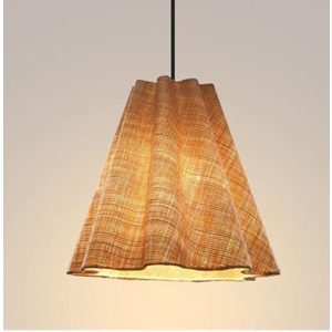 Ceotis modern chandelier, 16" handwoven raffia pendant light, farmhouse ceiling lamp, soft ambient glow for dining room, kitchen, living room, bedroom, entryway