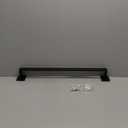 TASTOS 23.6 Inch Black Single Towel Bar Rack, SUS 304 Stainless Steel Bathroom Towel Bar Heavy Duty Towel Holder Kitchen Towel Rod, Wall Mount with Screws Towel Bar Rod Matte Black Finish