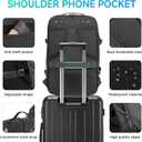 SWICKY 40L Travel Backpack for Men TSA Friendly Carry-On, 17.3" Laptop Sleeve, Water-Resistant, Quick-Access Phone Pocket, Large Weekender for Travel & Commute