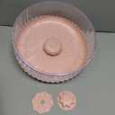 Silent Hamster Wheel, 10in Hamster Wheel No Stand, Double-Bearing Quiet Spinner for Syrian Hamsters, Hedgehogs, Mice & Small Pets, Pink