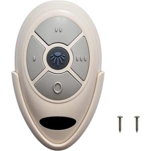 FAN35T Ceiling Fan Remote Control Replacement for Allen+Roth, Kichler, 3-Speed, Light Dimmer, Learn Key, 303.9MHz,with Wall Holder,Easy to Program