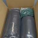 Kimunuk Outdoor Seat Cushion Set 22 L  24 W  5 H Inch Waterproof & Fade Resistant Patio Furniture Cushions with Removable Cover with Handle and Straps for Sofa Chairs, Chairs (Green)