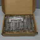 Ravinte 30 Pack Solid 3-1/2 Inch Kitchen Square Cabinet Handles Brushed Nickel Pulls Drawer Pulls Cabinet Hardware Kitchen Handles