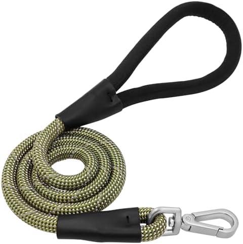 Amazon.com : yuuzue Dog Leash for Large Dogs, 4FT x 1/2" Heavy Duty, Highly Reflective, Padded Handle, Strong Rope, Night Walking : Pet Supplies