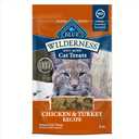 Blue Buffalo Wilderness Soft Cat Treats, Grain-Free and Protein-Rich, Great for Training, Chicken & Turkey Recipe, 2-oz. Bag (EXP 04/23/26)