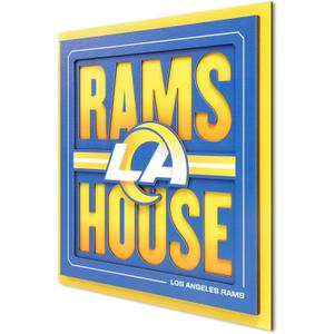YouTheFan NFL Los Angeles Rams Slogan Series 3D Wall Art