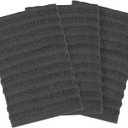 Ritz Royale Collection 100% Combed Terry Cotton, Highly Absorbent, Kitchen Dish Cloth Set, 13-3/4" x 12", 3-Pack, Solid Graphite