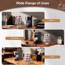 K Cup Holder, Acrylic Coffee Pod Carousel 30 Pods Holder Stand Spins 360-Degrees Transparent for Home or Office Kitchen Counter Organizer