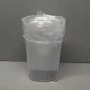 2 Pcs 5.5 LB Rice Storage Container, Airtight Cereal Flour Dispenser with Pouring Spout & Measuring Cup, Kitchen Plastic Clear Dry Food Storage Bin for Grain Oatmeal Snacks Pet Dog Food