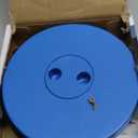 Collapsible Stool, Folding Chair - Upgraded Portable Chair with 400lbs Load Capacity, Perfect for Camping, Fishing, Hiking - Folding Stool with Carrying Straps, Gifts for Fisherman (Blue)