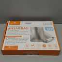 100PCS Mylar Bags with 400cc Oxygen Absorbers, 11.8 Mil Thicker Long Term Food Storage Bag, 1 Gallon 10x14 6x9 4x6 Stand-up Zipper Resealable Heat Sealable for Airtight Smell Proof Packaging (100PCS Multi Size)