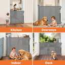 70 Inch Wide Retractable Baby Gate for Doorways, Extra Long Dog Gate Indoor Pet Gate Retractable Gate Outdoor Gates for Decks, Extra Long Baby Gates for Large Openings, Gray