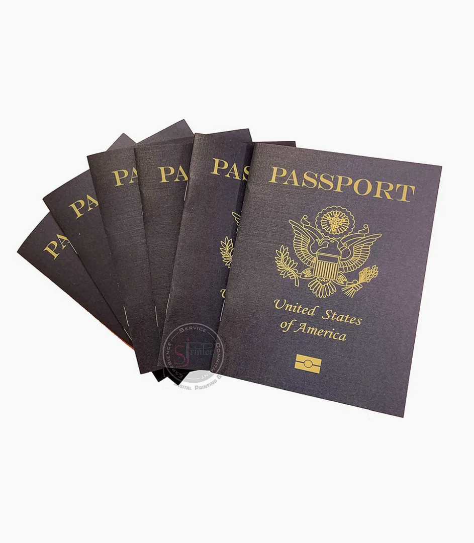 SJPRINTER Blank Passport Notebook | Little Passports | School Projects, Party favors, Airplane toy, Travel journal, Geography, Classroom social study (6 Passports Only)