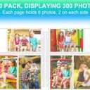 2 x Aegero 50 Pack 4 x 6 Photo Sleeves for 3 Ring Binder(300 Pictures), Heavy-Duty Archival Photo Page Protectors, Clear Picture Album Refill Pages Holds, Acid-Free