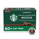 Starbucks K-Cup Coffee Pods, Flavored Hot or Iced Coffee, Mocha, 60 Keurig Pods (EXP 01/09/27)