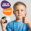 ArtCreativity Halloween Spit Bubble Squeeze Toys - Set of 12 Squeeze Toys - Squishy Stress Toys That Blow Bubbles When Squeezed - Non-Candy Goodie Bag Stuffers for Kids