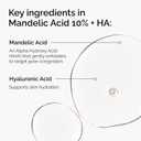 The Ordinary Mandelic Acid 10% + Hyaluronic Acid, Gentle Exfoliating Serum for Clarity and Hydration, 1 Fl Oz