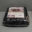 U-NICE HOME Loveseat Sofa Cover Reversible Couch Cover for Dogs with Elastic Straps Water Resistant Furniture Protector for Pets Couch Cover for 2 Cushion Couch (Loveseat, Black/Balck)