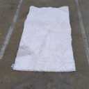 White Bathroom Rugs 24x36 Non Slip Fluffy Bath Mat for Bathroom Floor Washable Plush Luxury Bath Rug for Tub Soft Shaggy Absorbent Shower Sink Mat
