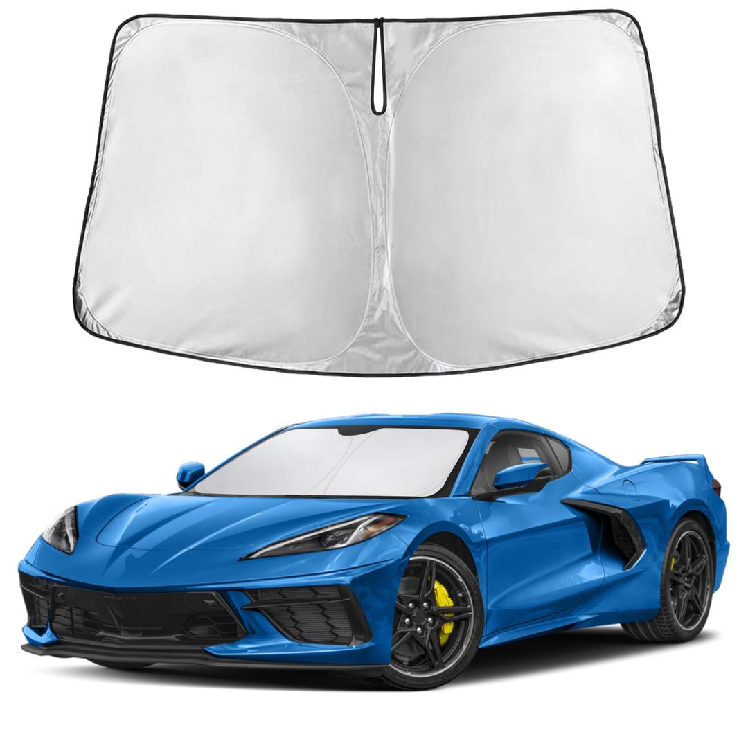 EcoNour Windshield Sunshade Compatible for Chevrolet Colorado 2015-2024 2025 2026, Sun Visor for Front Windshield & Window Sun Shade Cover, UV Heat Blocker & Protector, Car Accessories