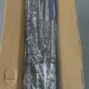 FUNDANGO 4 in 1 Tanning Chair with Face Hole, Beach Lounge Chair w/Canopy Shade & Side Table Chaise Lounge Chairs for Patio, Pool, Lawn, Sunbathing, 5-Position Adjustable Sun Lounger, Blue